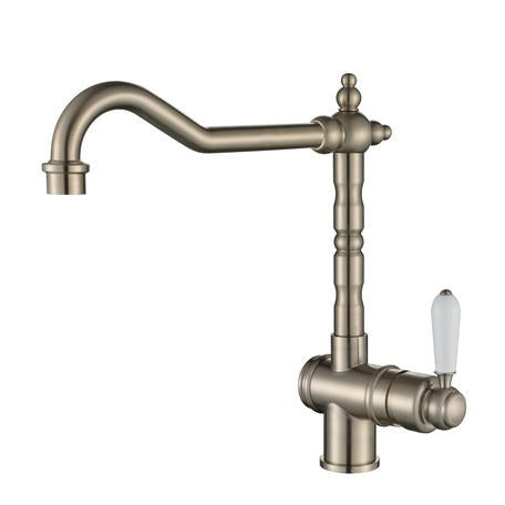 Modern National Bordeaux Kitchen Mixer Warm Brushed Nickel