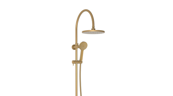 ADP Soul Classic Gooseneck Shower Set Brushed Brass