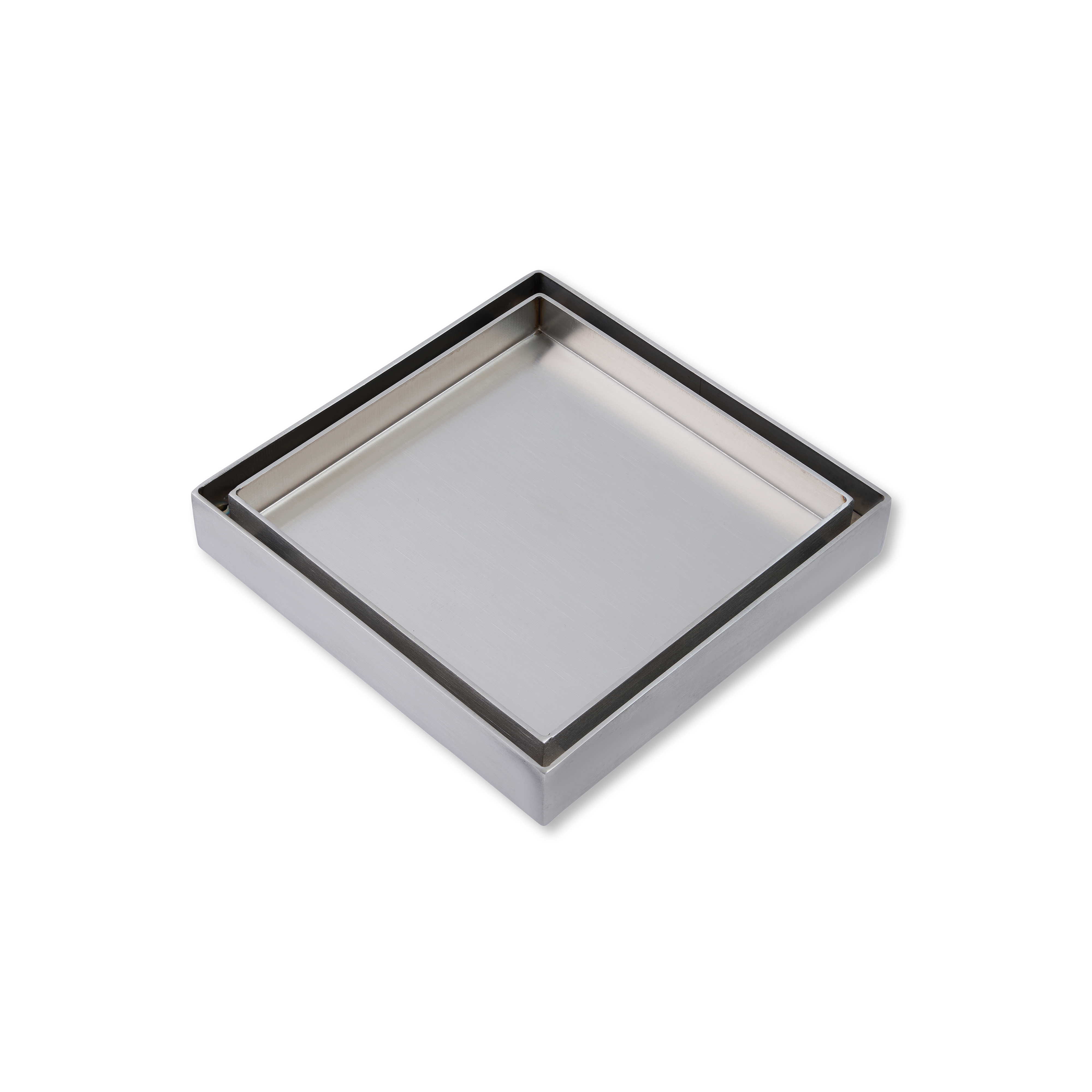 Chrome Shower Grate Floor Waste Drain Smart Insert Tile