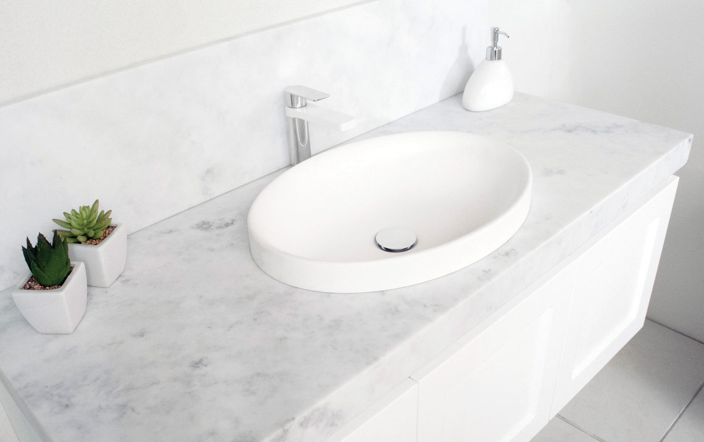 ADP Dignity Solid Surface Semi Inset Basin
