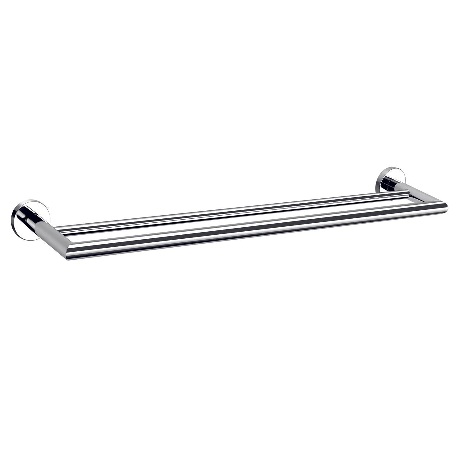 Nero DOLCE DOUBLE TOWEL RAIL 700MM Chrome
