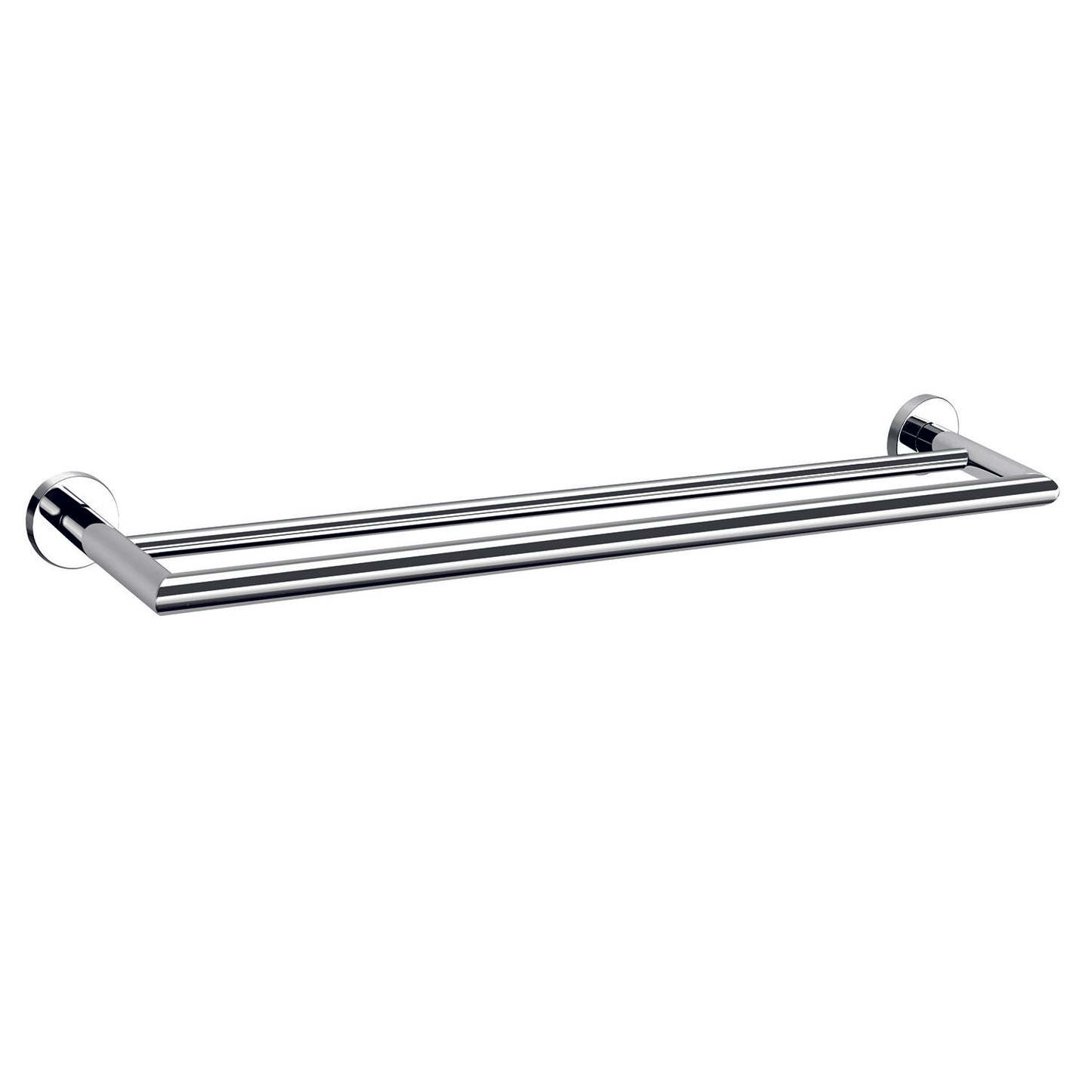 Nero DOLCE DOUBLE TOWEL RAIL 700MM Chrome