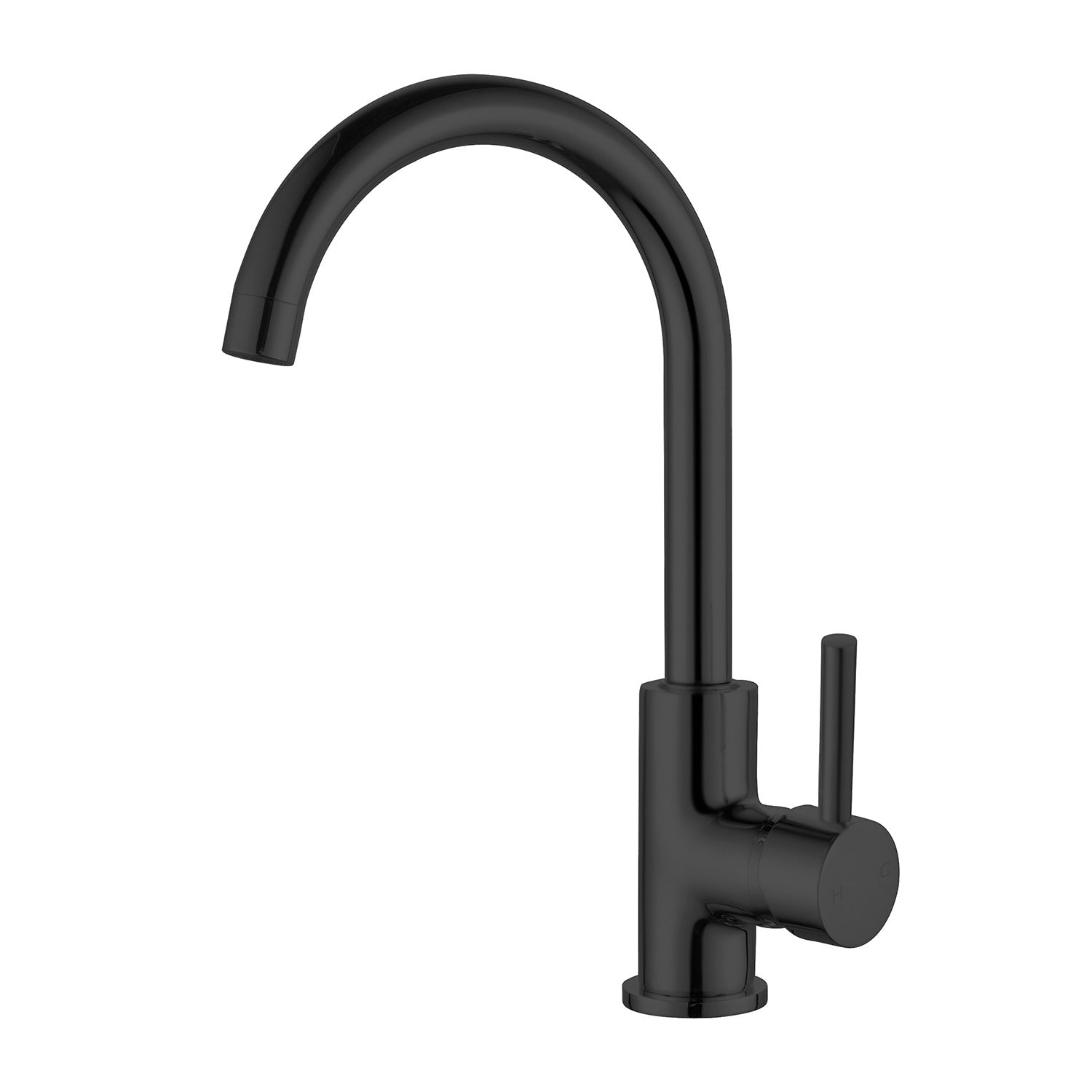 Nero Dolce Kitchen Mixer Gooseneck Matte Black