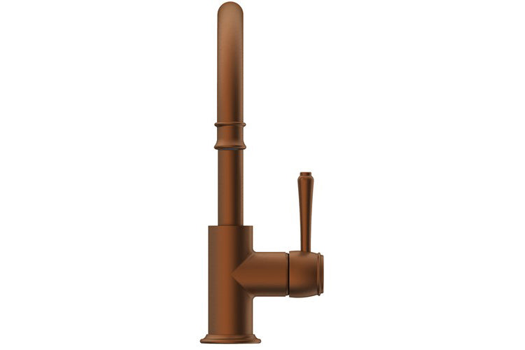 ADP Eternal Gooseneck Basin Mixer Brushed Copper