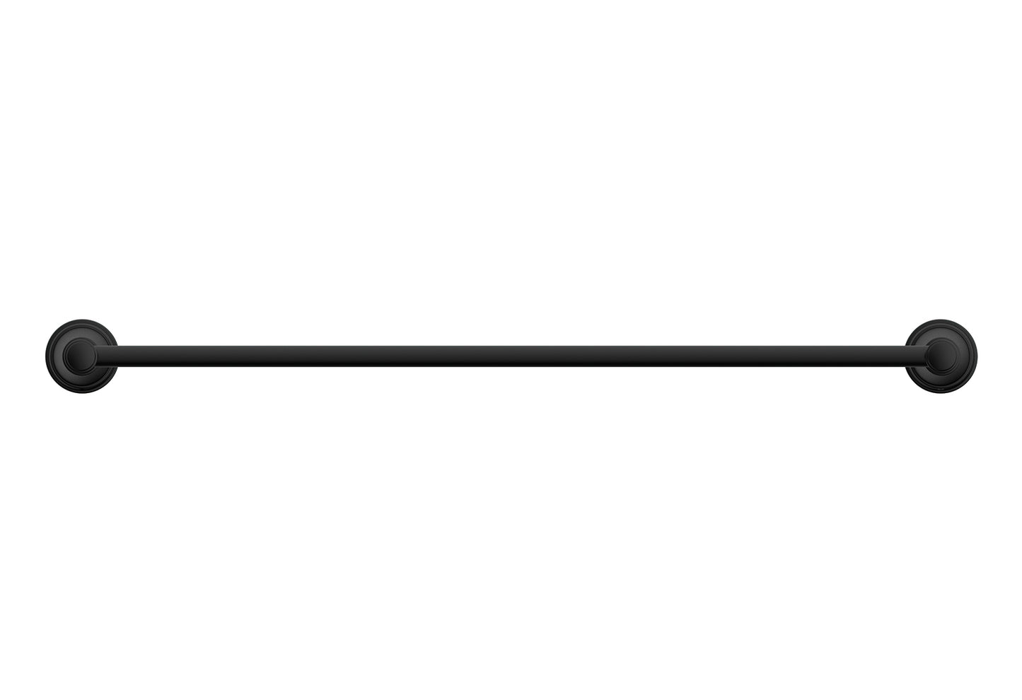 ADP Eternal Single Towel Rail 600 Matte Black