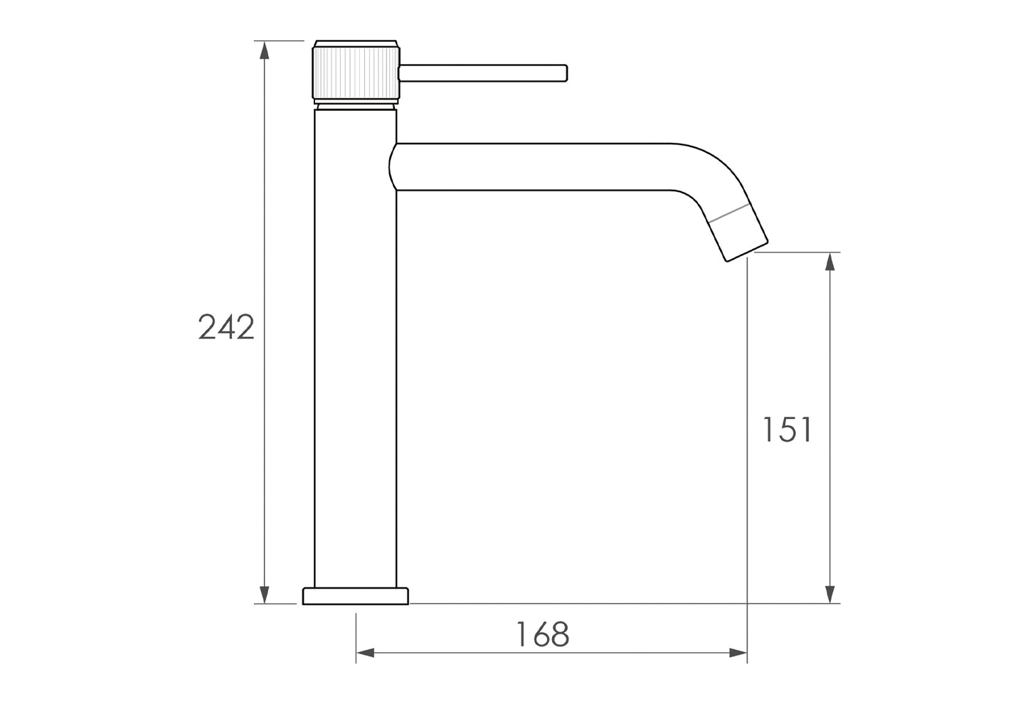 ADP Soul Extended Basin Mixer Chrome