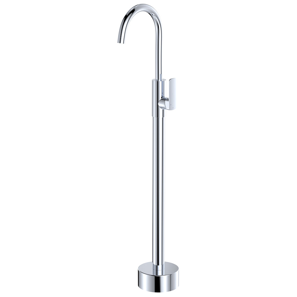 Fienza Tono Floor Mounted Basin/Bath Mixer, Chrome