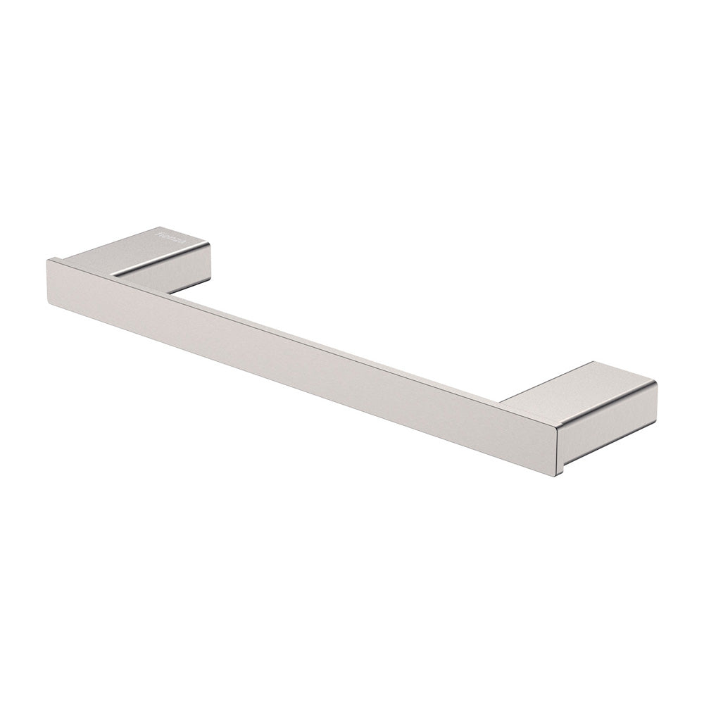 Fienza Tono Single Towel Rail, 300mm, Brushed Nickel