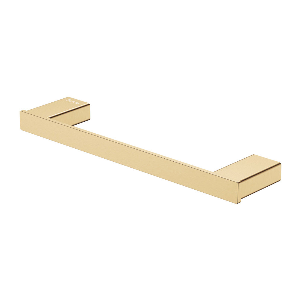 Fienza Tono Single Towel Rail, 300mm, Brushed Gold (Urban Brass)