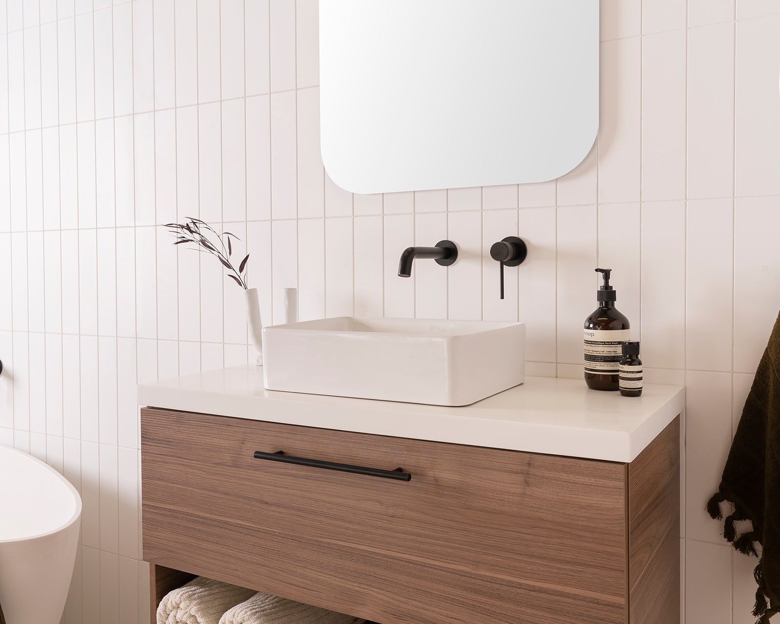 ADP Selma Gloss White Above Counter Basin