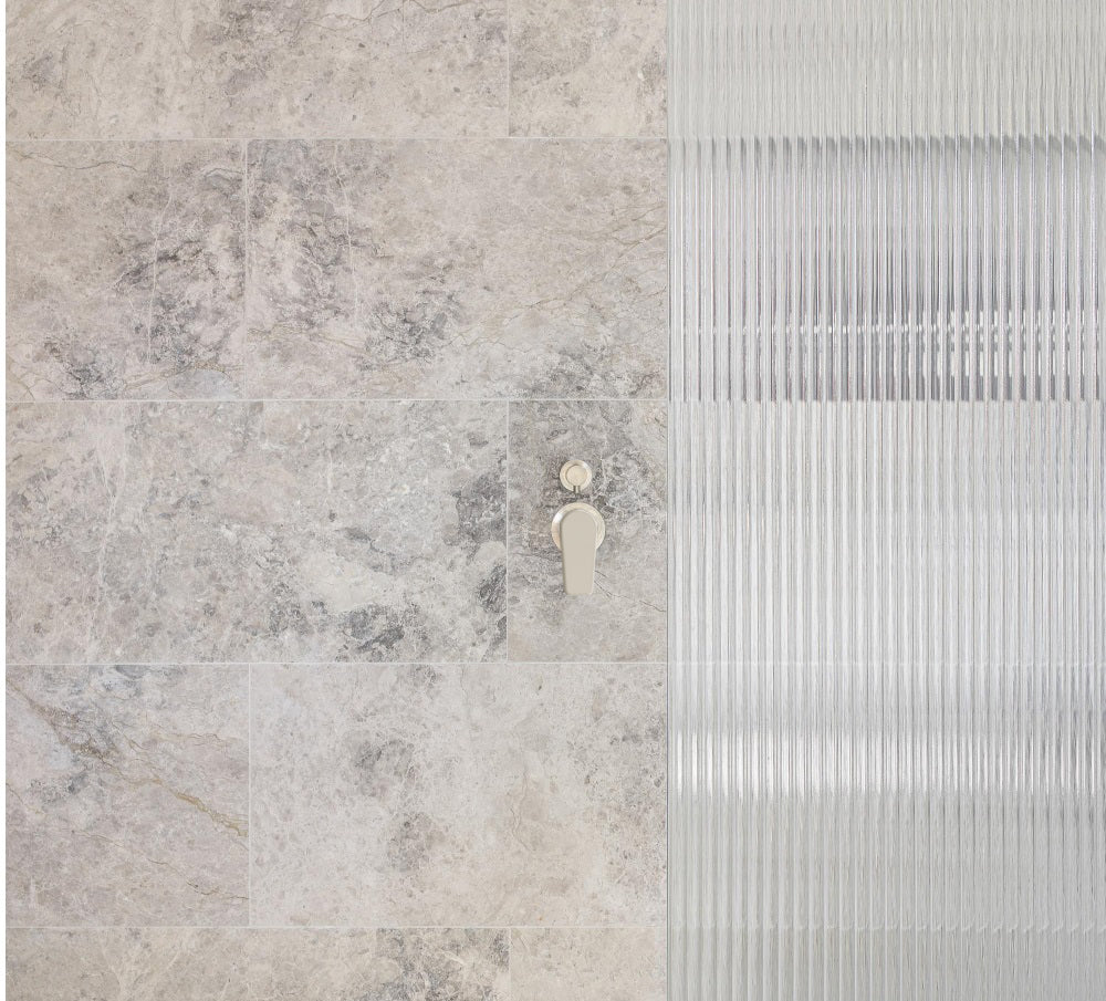 Meir Round Paddle Wall Mixer Brushed Nickel