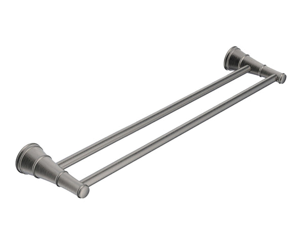 ADP Eternal Double Towel Rail 600mm Brushed Nickel