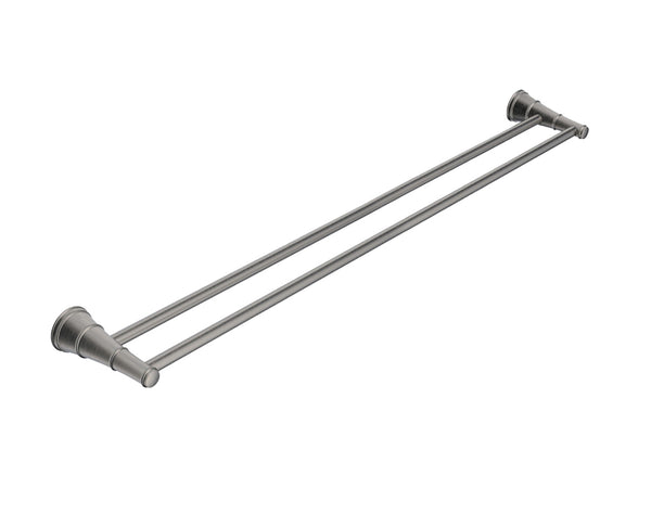 ADP Eternal Double Towel Rail 900mm Brushed Nickel