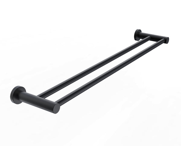 ADP Soul Double Towel Rail 600mm Matte Black