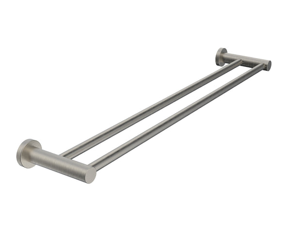 ADP Soul Double Towel Rail 600mm Brushed Nickel