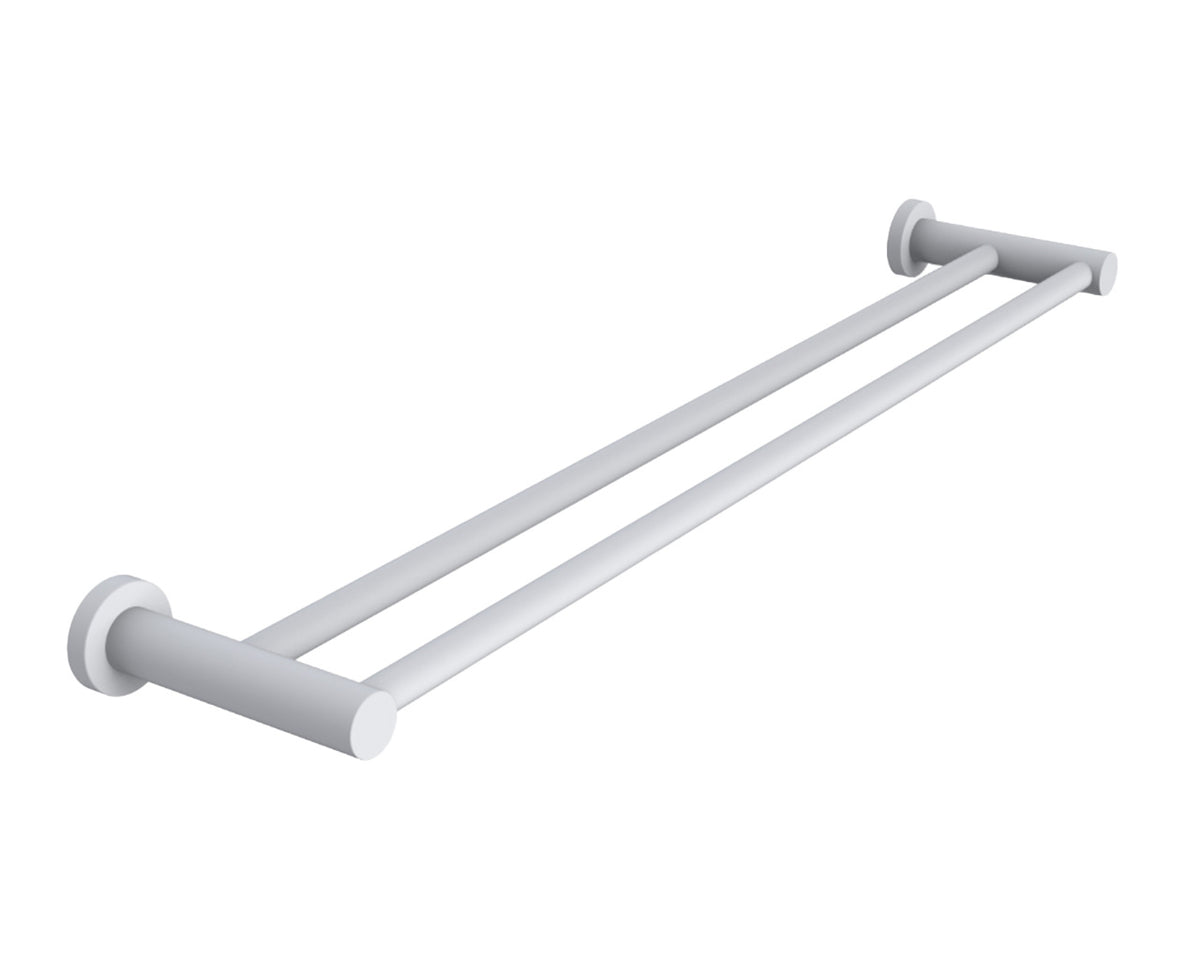 ADP Soul Double Towel Rail 600mm Matte White