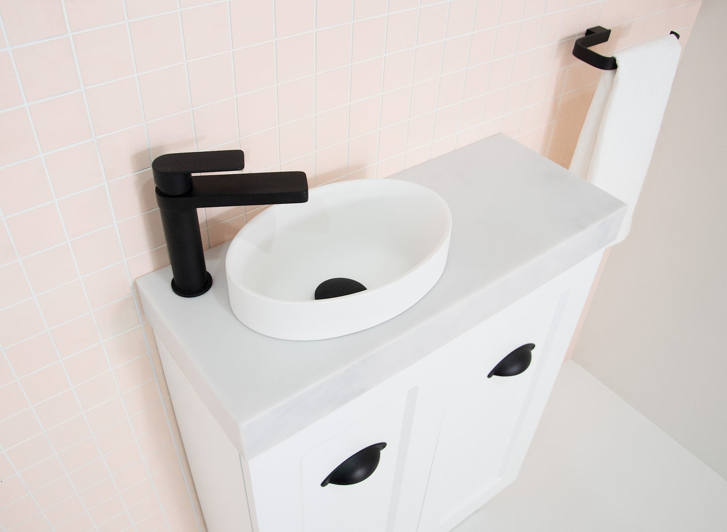 ADP Joy Gloss White Semi-Inset Basin