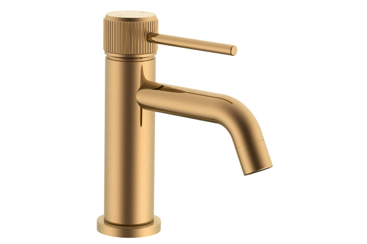 ADP Soul Groove Basin Mixer Brushed Brass