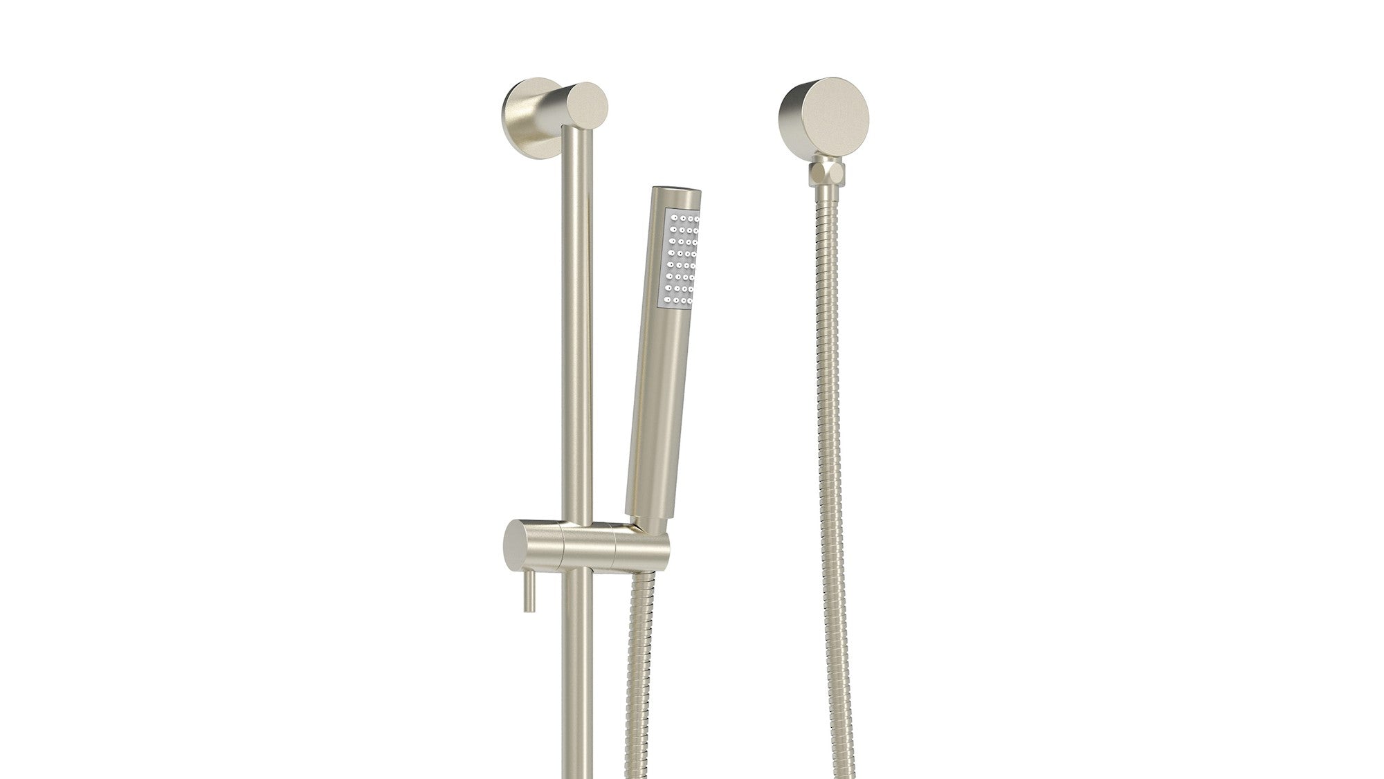 ADP Soul Slimline Handshower on Rail Brushed Nickel