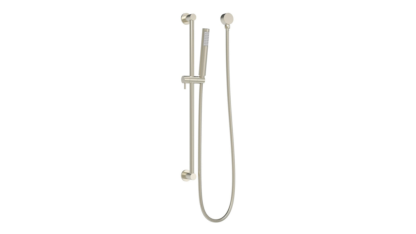 ADP Soul Slimline Handshower on Rail Brushed Nickel