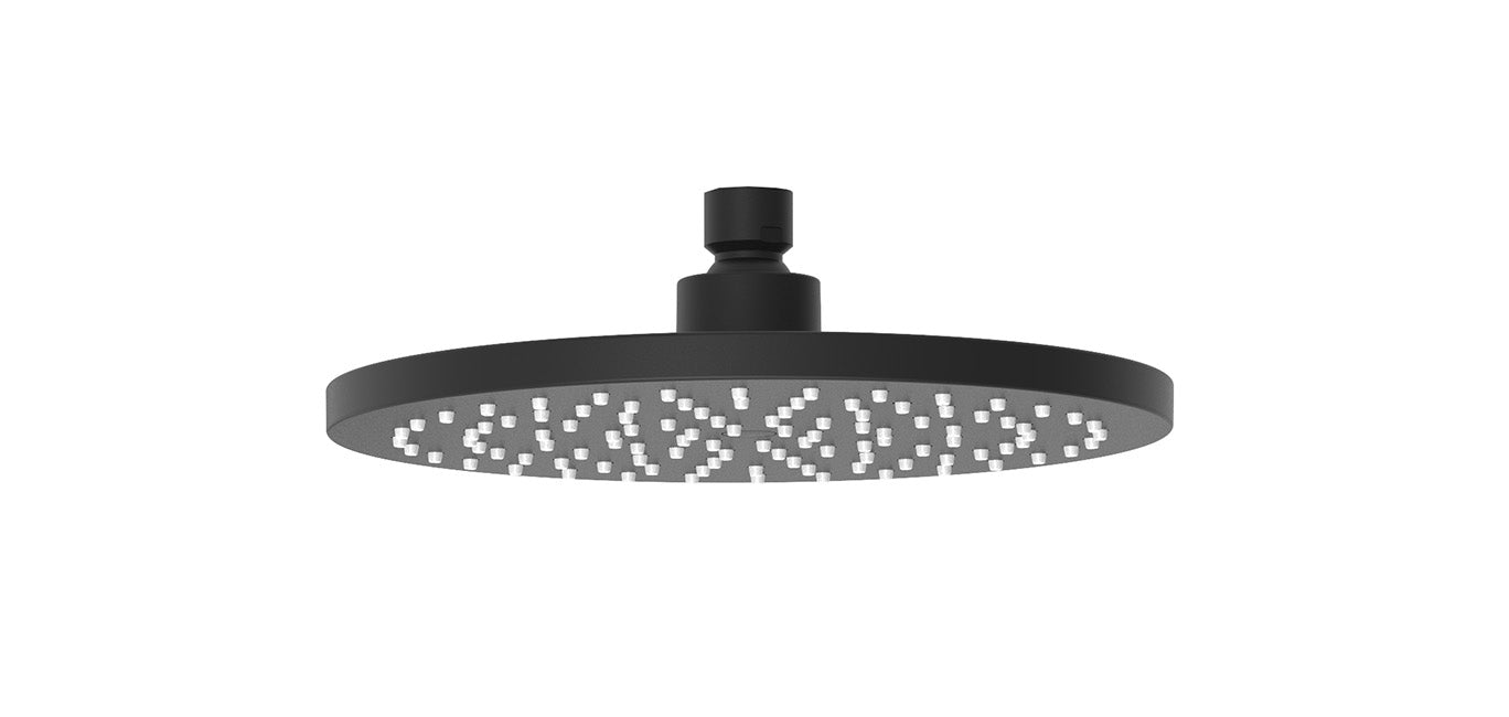 ADP Soul Shower Rose 220mm ABS Matte Black