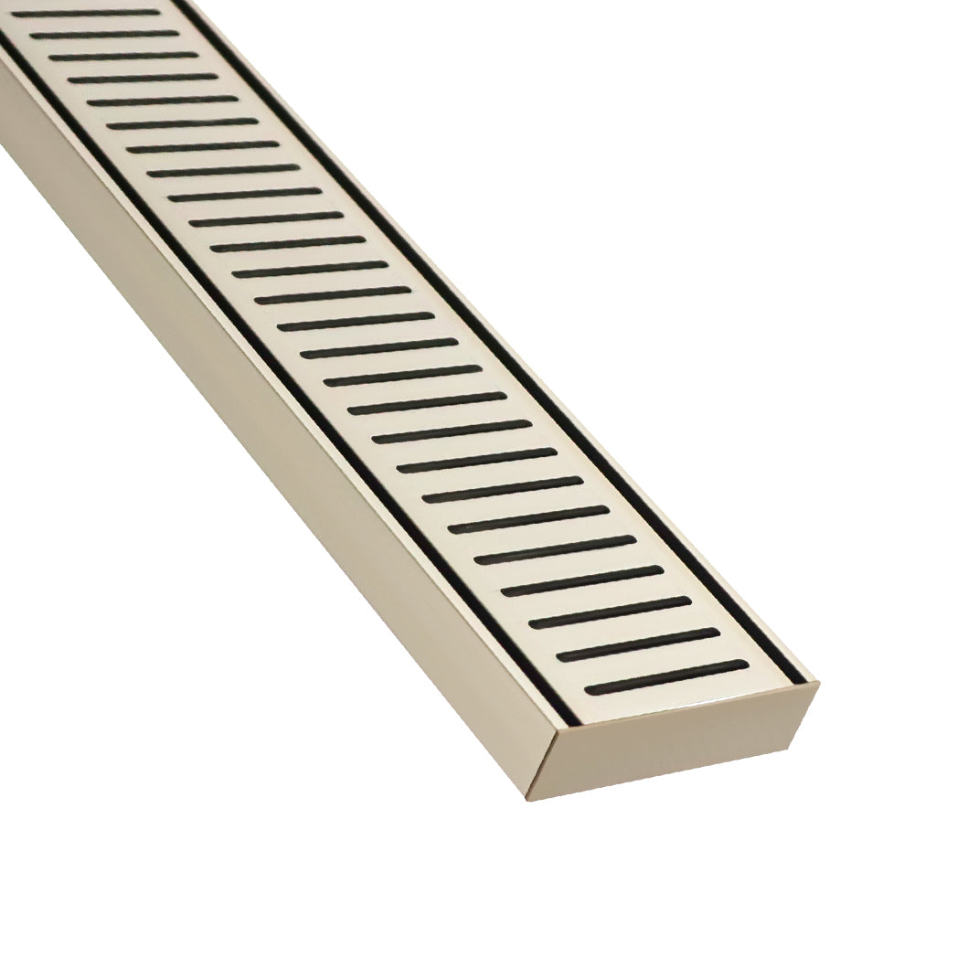 Lauxes NXT26-BN linear grate in Brushed Nickel