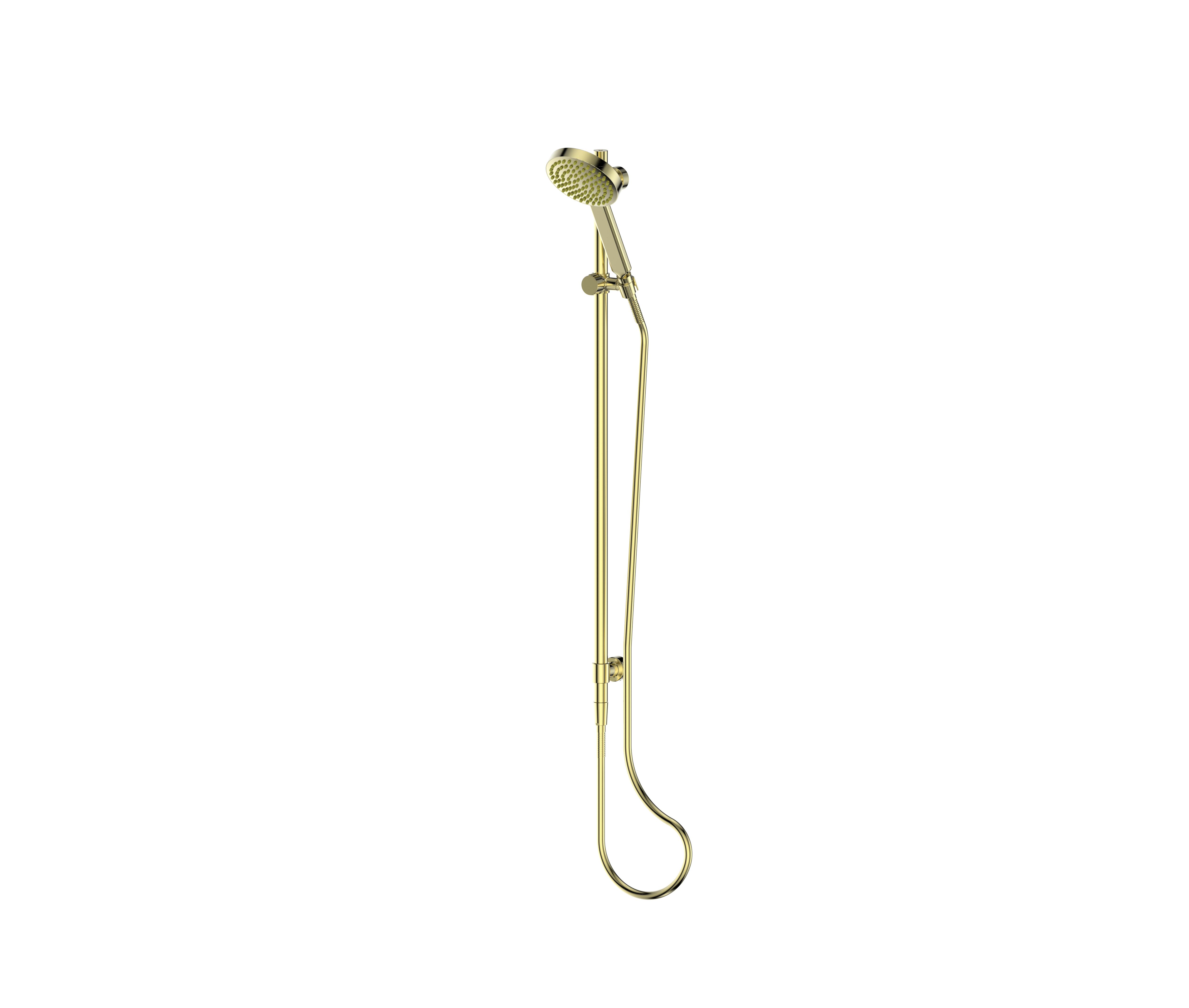 Greens Lavish Brass Rail Shower Brushed Brass