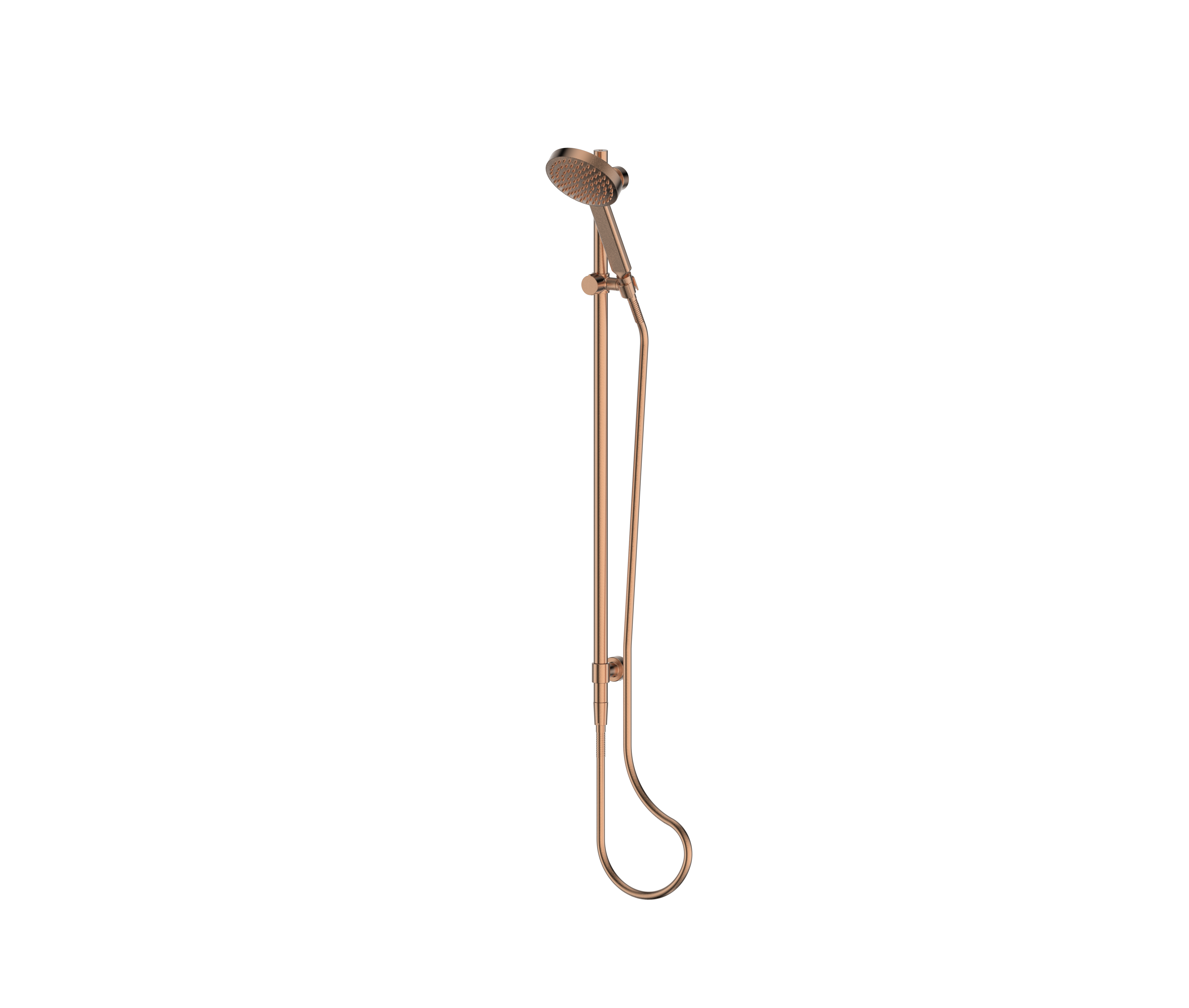 Greens Lavish Brass Rail Shower Brushed Copper