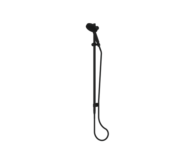 Greens Lavish Brass Rail Shower Matte Black