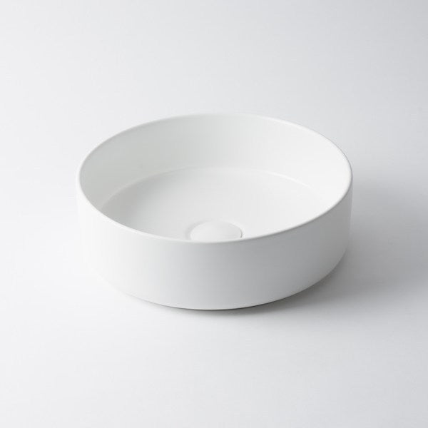Ovia 300mm Mini Round Matte White Basin Counter Top