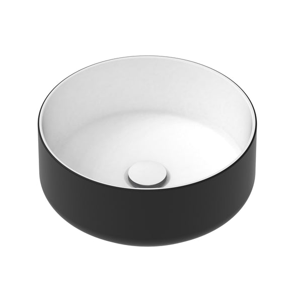 ADP Margot Black Out/White In Above Counter Basin