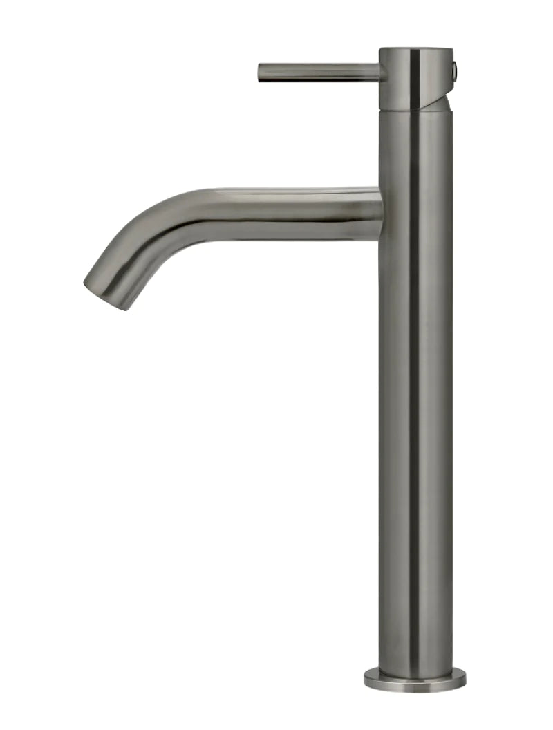 Meir Piccola Tall Basin Mixer with 130mm Spout Shadow