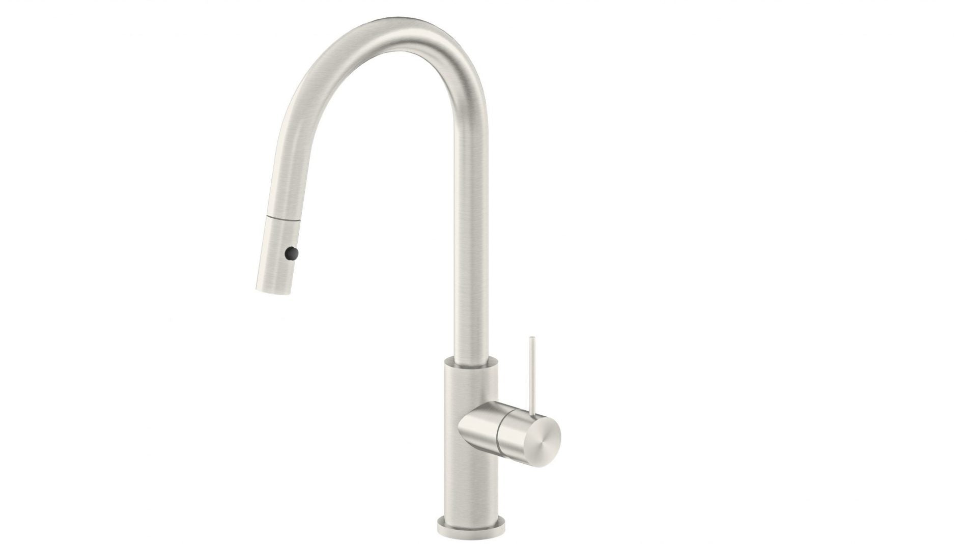 Nero Mecca Pull Out Sink Mixer w/ Vegie Spray Brushed Nickel