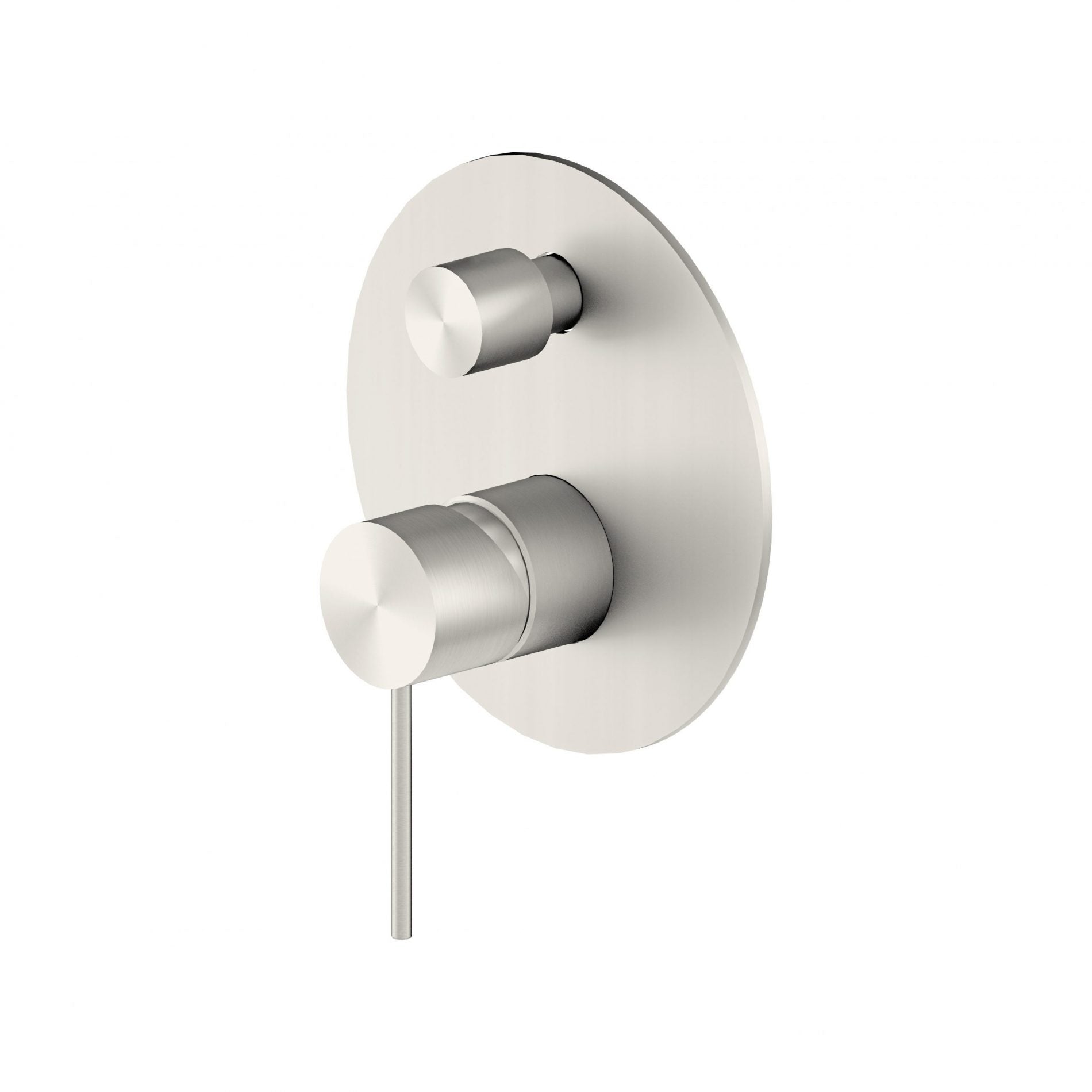 Nero Mecca Shower Mixer With Diverter Brushed Nickel