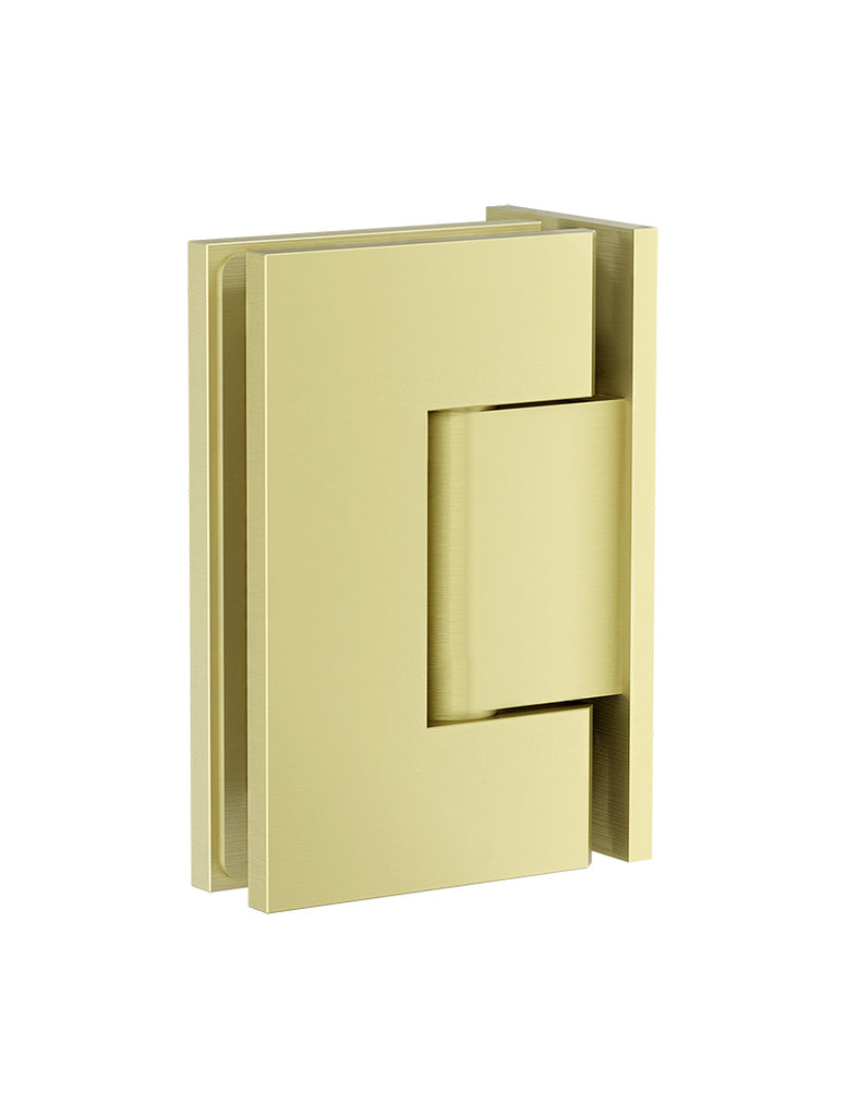Meir Glass to Wall Shower Door Hinge Tiger Bronze