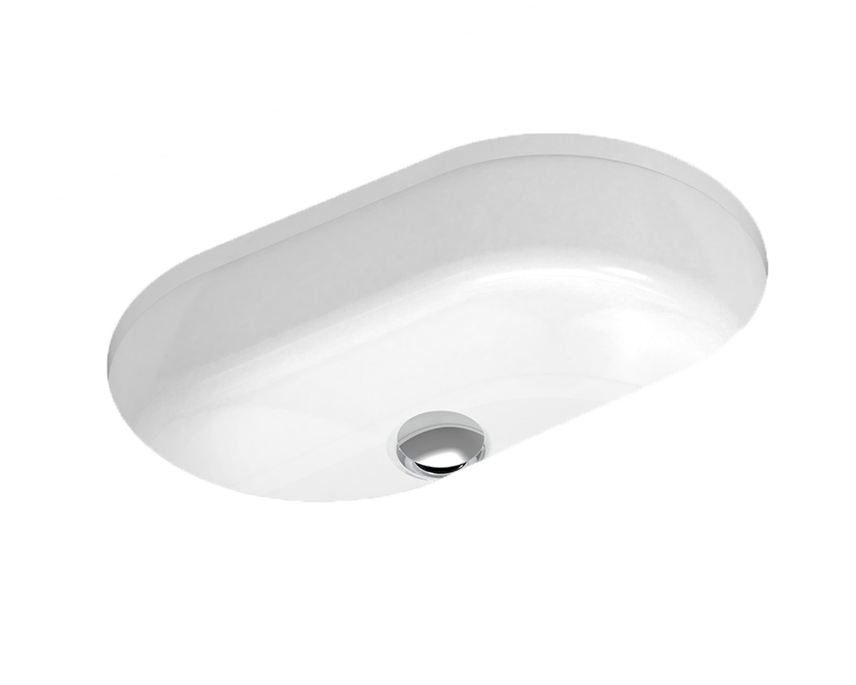 ADP Mila Gloss White Under Counter Basin