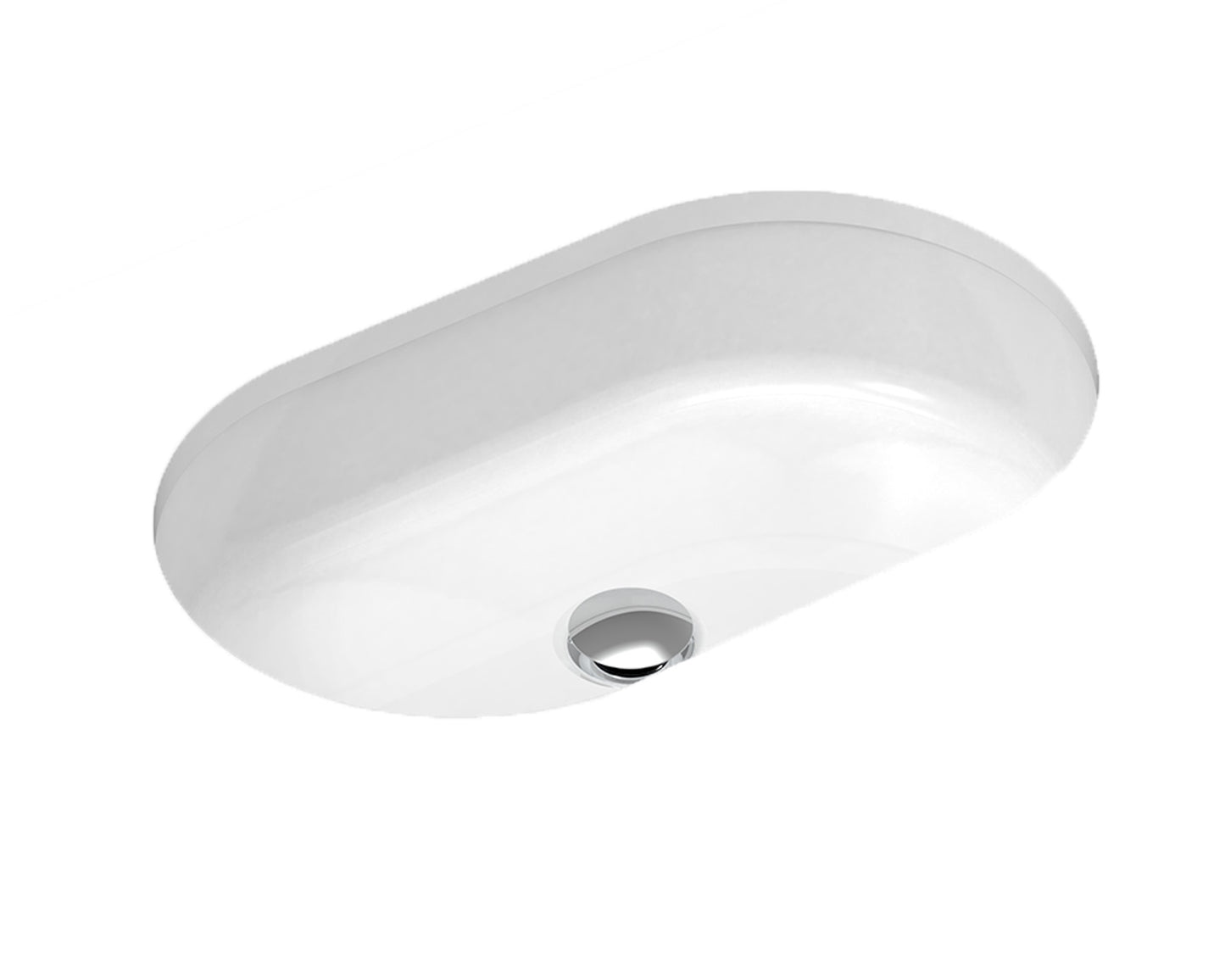 ADP Mila Gloss White Under Counter Basin
