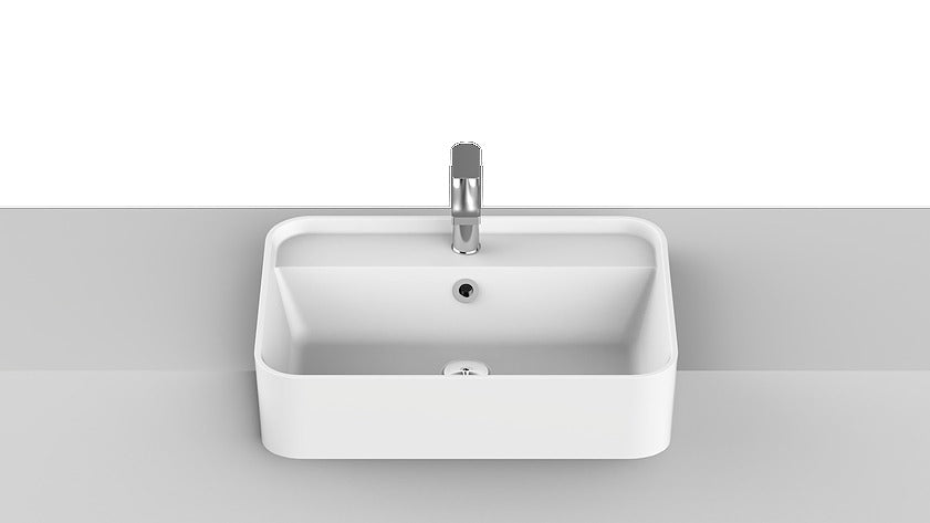 ADP Miya 550 Solid Surface Semi-Recessed Basin