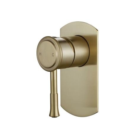 Modern National Montpellier Shower Mixer Brushed Bronze