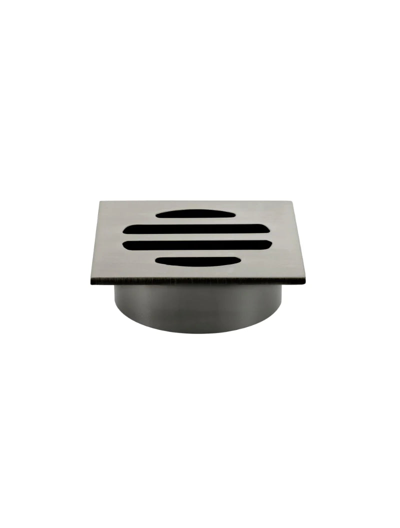 Meir Square Floor Grate Shower Drain 50mm Outlet - Shadow
