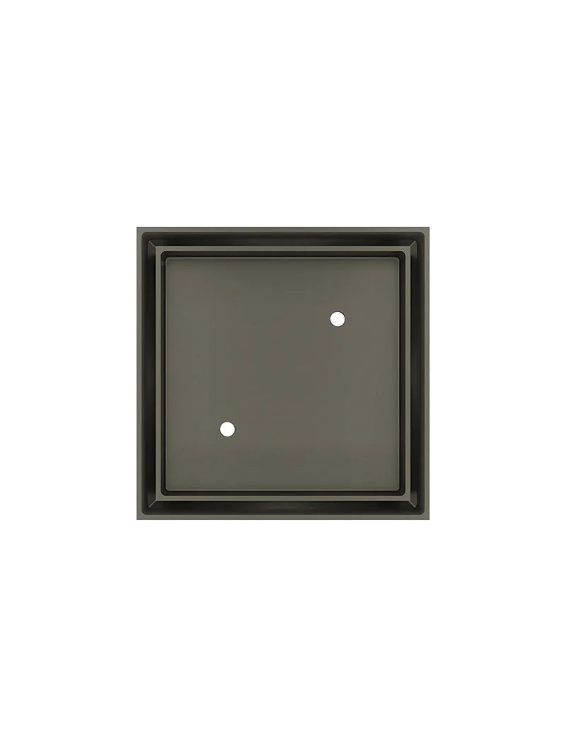 Meir Shower Waste with Tile Insert Shadow Gunmetal