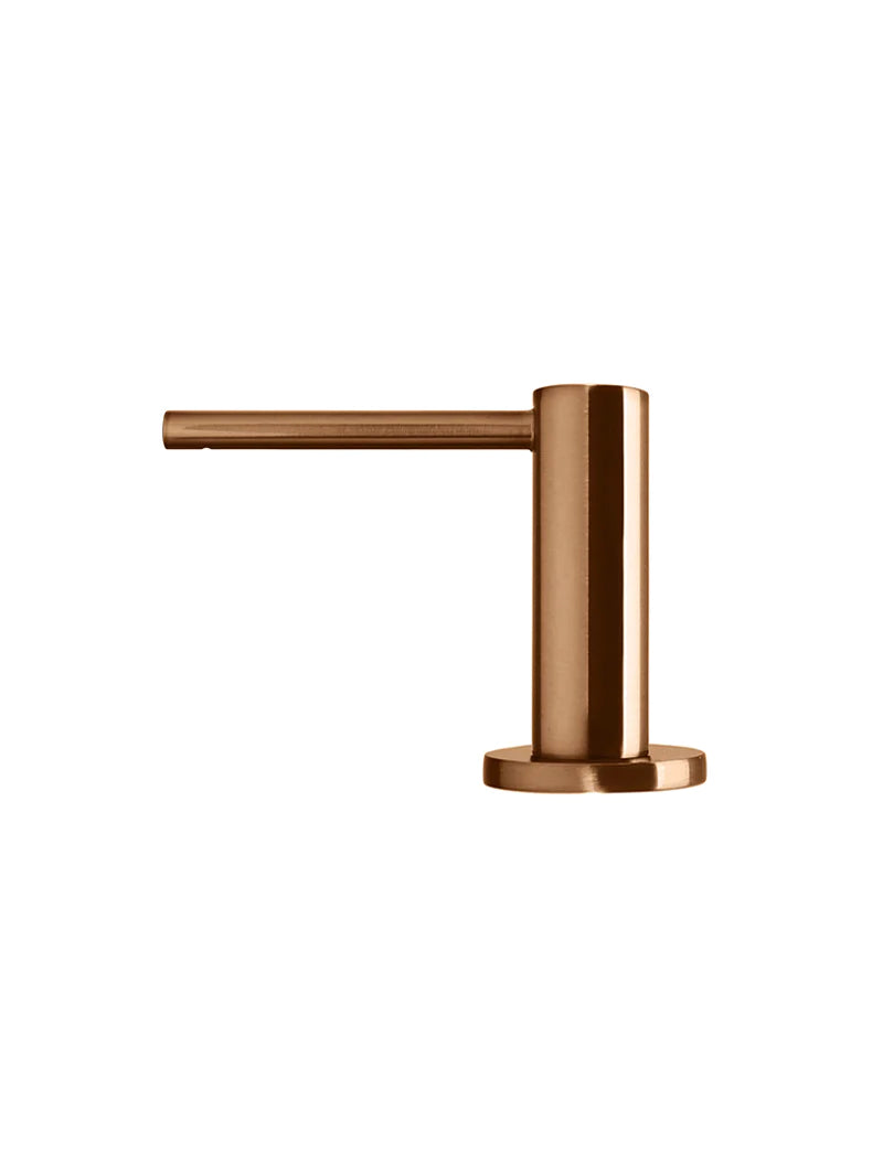 Meir Round Soap Dispenser, Lustre Bronze