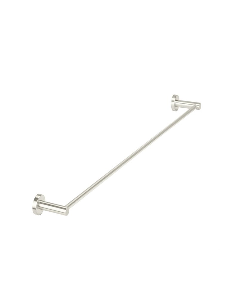 Meir Round Single Towel Rail Brushed Nickel 900mm