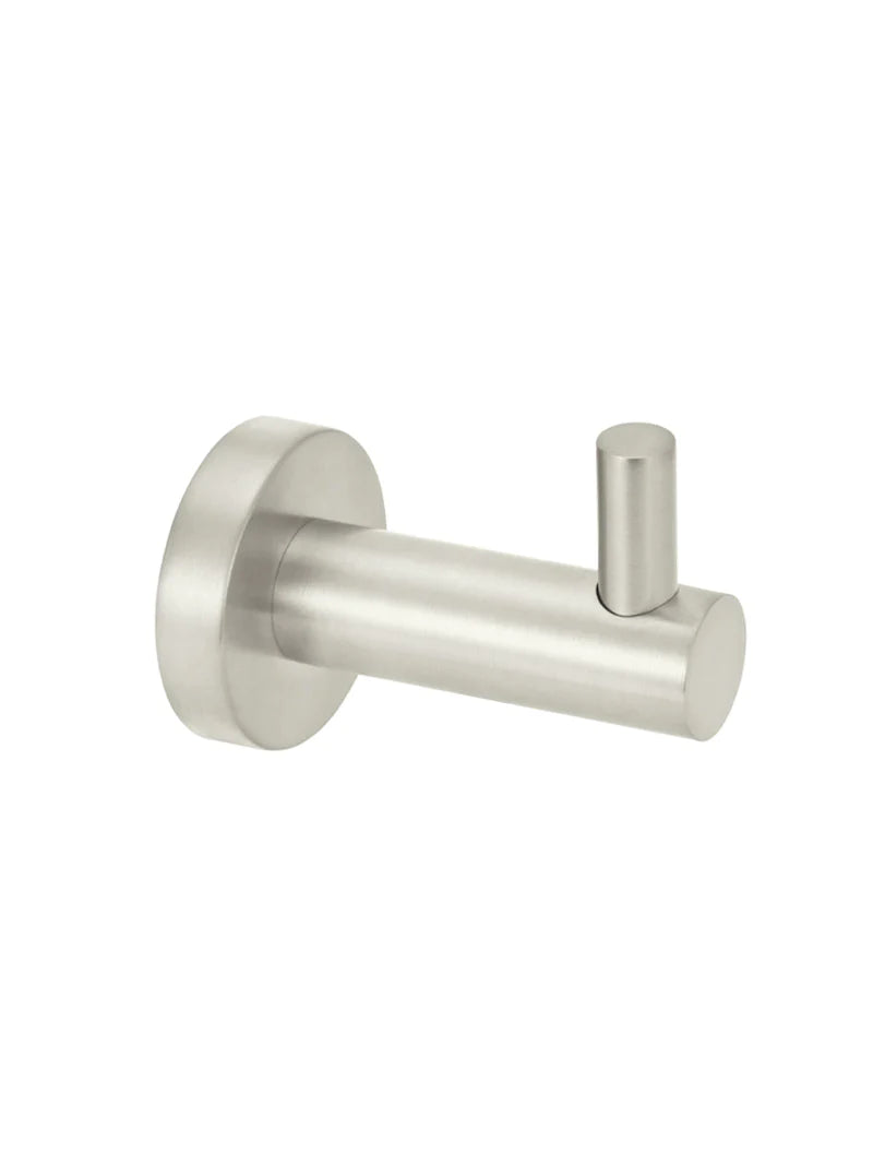 Meir Round Robe Hook - Brushed Nickel