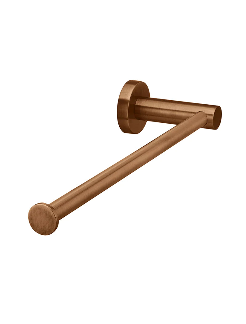 Meir Round Guest Towel Rail, Lustre Bronze