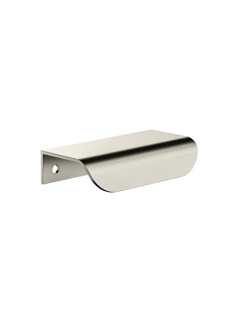 Meir Öppen Edge Pull 75mm Cabinet Handle - Brushed Nickel