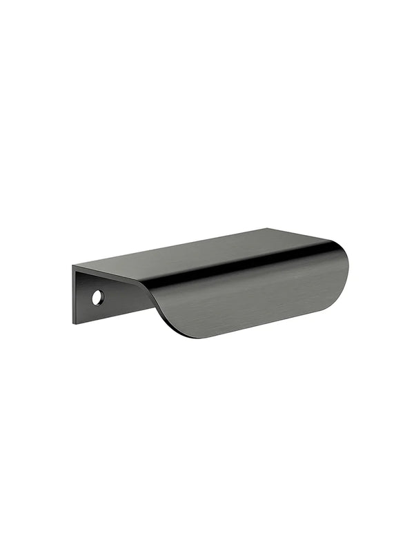Meir Öppen Edge Pull 75mm Cabinet Handle - Shadow Gunmetal