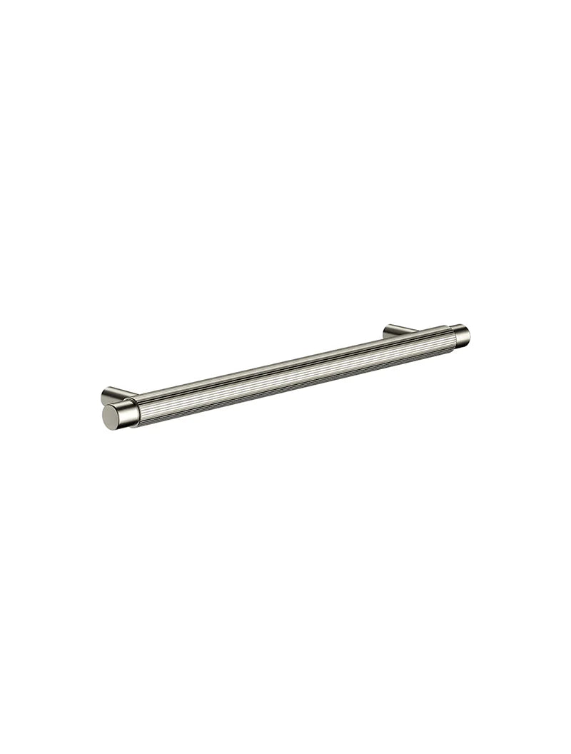Meir Öppen Pull 200mm Cabinet Handle Linear Knurled - Brushed Nickel
