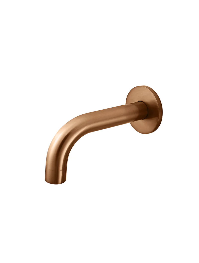 Meir Universal Round Curved Spout 130mm, Lustre Bronze