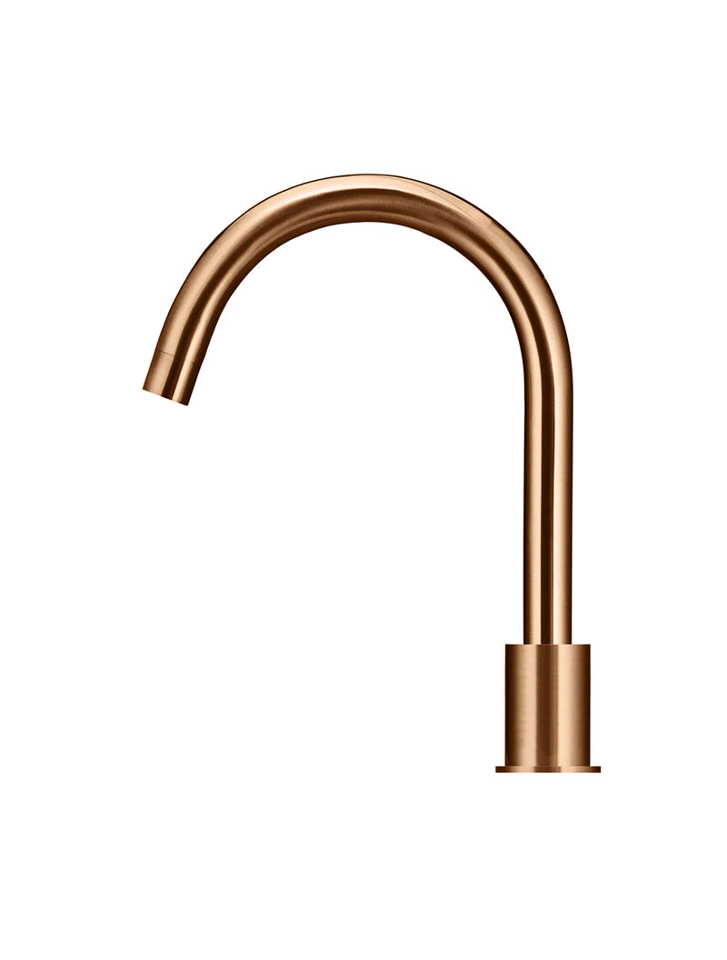 Meir Round Hob Mounted Swivel Spout, Lustre Bronze